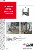 Transmission access stepladder for small size W4 helicopter - 1