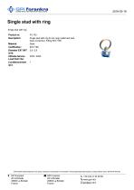 Single stud with ring - 1