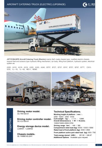 Airport catering truck JSTY5180JSPE