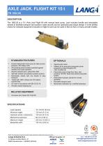 AXLE JACK. FLIGHT KIT 15 t PN 1692.00-1