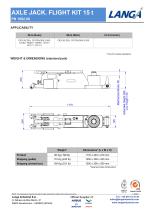 AXLE JACK. FLIGHT KIT 15 t PN 1692.00-2