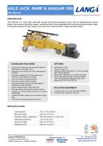 AXLE JACK. RAMP & HANGAR 100t PN 1062.50-1