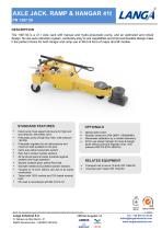 AXLE JACK. RAMP & HANGAR 41t PN 1387.50-1