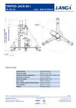 UNIV WB TRIPOD JACK 60 t PN 1851.00-3
