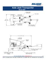Axle Jack Transporter Model 8867 - 2