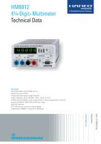 HM8012 4¾-Digit–Multimeter - 1