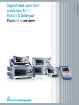 Signal and Spectrum Analyzers - 1