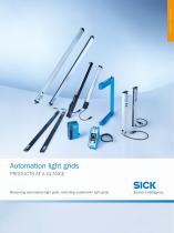 Automation light grids - SICK SENSOR INTELLIGENCE - PDF Catalogs ...