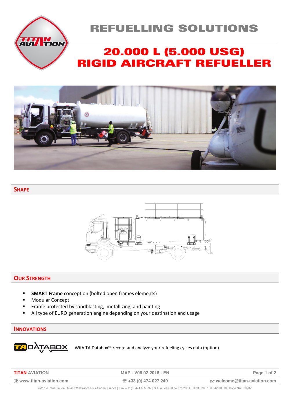 20000 L aircraft refuellers - TITAN AVIATION