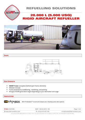 20000 L aircraft refuellers