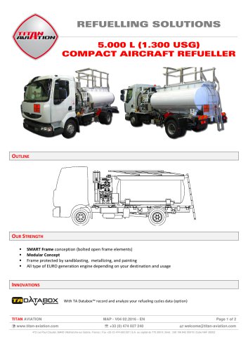 5000 L aircraft refuellers