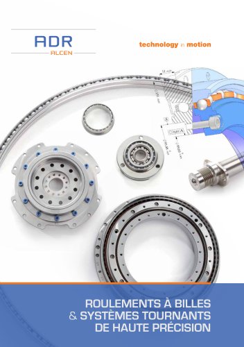 Roulements à billes & systèmes tournants de haute précision