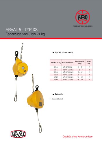 ARO Spring Balancers XS