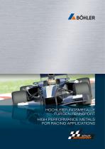 HIGH PERFORMANCE METALS FOR RACING APPLICATIONS - 1