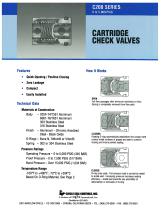 C200 Series Cartridge Check Valves - 1