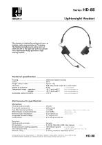 Series HD-88 Lightweight Headset - 1