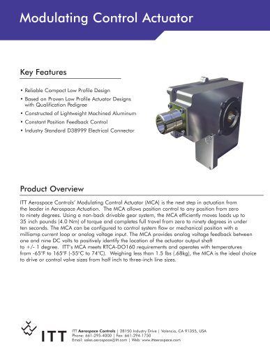 Modulating Control Actuator