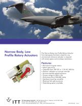 Narrow Body, Low Profile Rotary Actuator-1