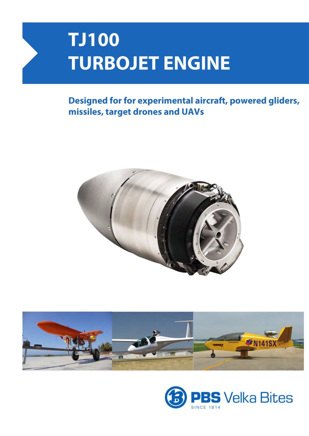 PBS Turbojet engine TJ100 - PBS VELKA BITES