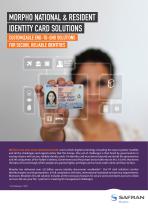 MorphoPersoSafran - national & resident identity cards solutions - 1