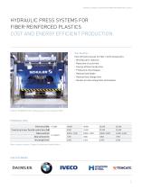HYDRAULIC PRESS SYSTEMS FOR  FIBER-REINFORCED PLASTICS-5