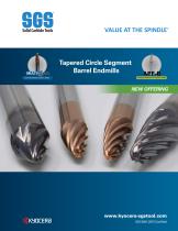 TAPERED CIRCLE SEGMENT BARREL ENDMILL (FERROUS APPLICATIONS) - 1