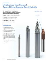 TAPERED CIRCLE SEGMENT BARREL ENDMILL (FERROUS APPLICATIONS) - 2