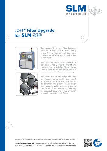 2+1 Filter Upgrade für SLM 280