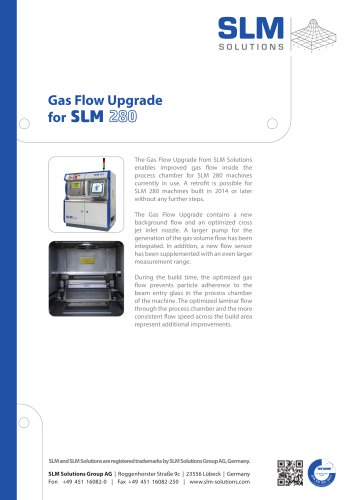 Gas Flow Upgrade für SLM 280