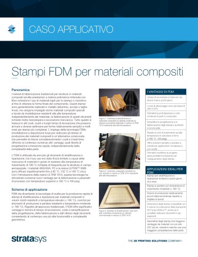 Caso applicativo: Stampi FDM per materiali compositi