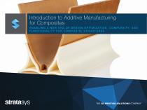 Ebook Additive manufacturing for Composites - 1