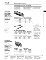 AMPLIMITE Subminiature D Connectors - Subminiature D Connectors for Cable Mounting - 1