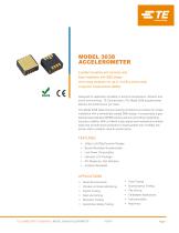 MODEL 3038 ACCELEROMETER