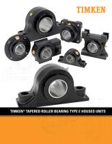 Timken® Tapered Roller Bearing Type E Housed Units - 1