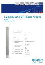 Omnidirectional VHF Dipole Antenna - 1