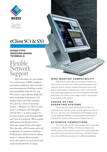 eClient SX1, SC1