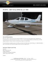 N143TE – 2007 CIRRUS SR20 G2 - 1