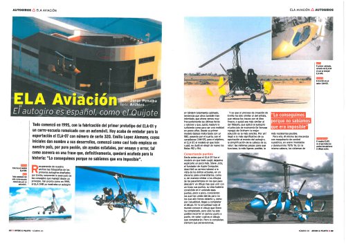 AUTOGIROS - ELA Aviacion