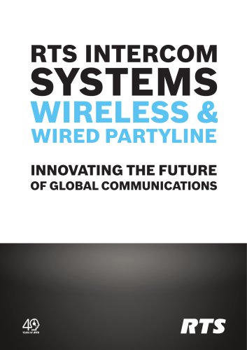 RTS Wired and Wireless Partyline