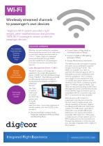 Wi-Fi Wirelessly streamed channels to passenger’s own devices - 1