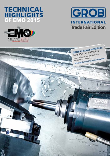 TECHNICAL  HIGHLIGHTS OF EMO 2015