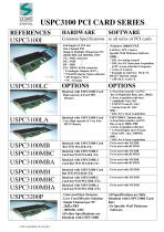 USPC3100 PCI CARD SERIES - 1