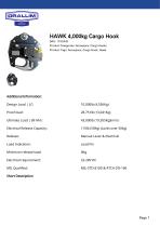 HAWK 4,000kg Cargo Hook - 1