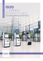 i920 SELF-SERVICE CHECK-IN & TAGGING KIOSK Combining EFFIciency & Value - 1