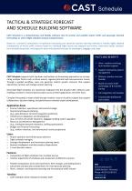 CAST Schedule Generation, Traffic Forecasting and Analytics - 2
