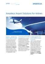 Amadeus Airport Solutions for Airlines