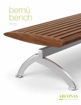 bernù® bench brochure - 1