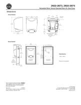 Adjustable Motor, Sensor-Operated Warm Air Hand Dryer - 2