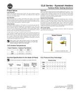 CLE Series - Eyewash Heaters - 2