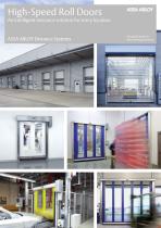 High-Speed Roll Doors An intelligent entrance solution for every location - 1